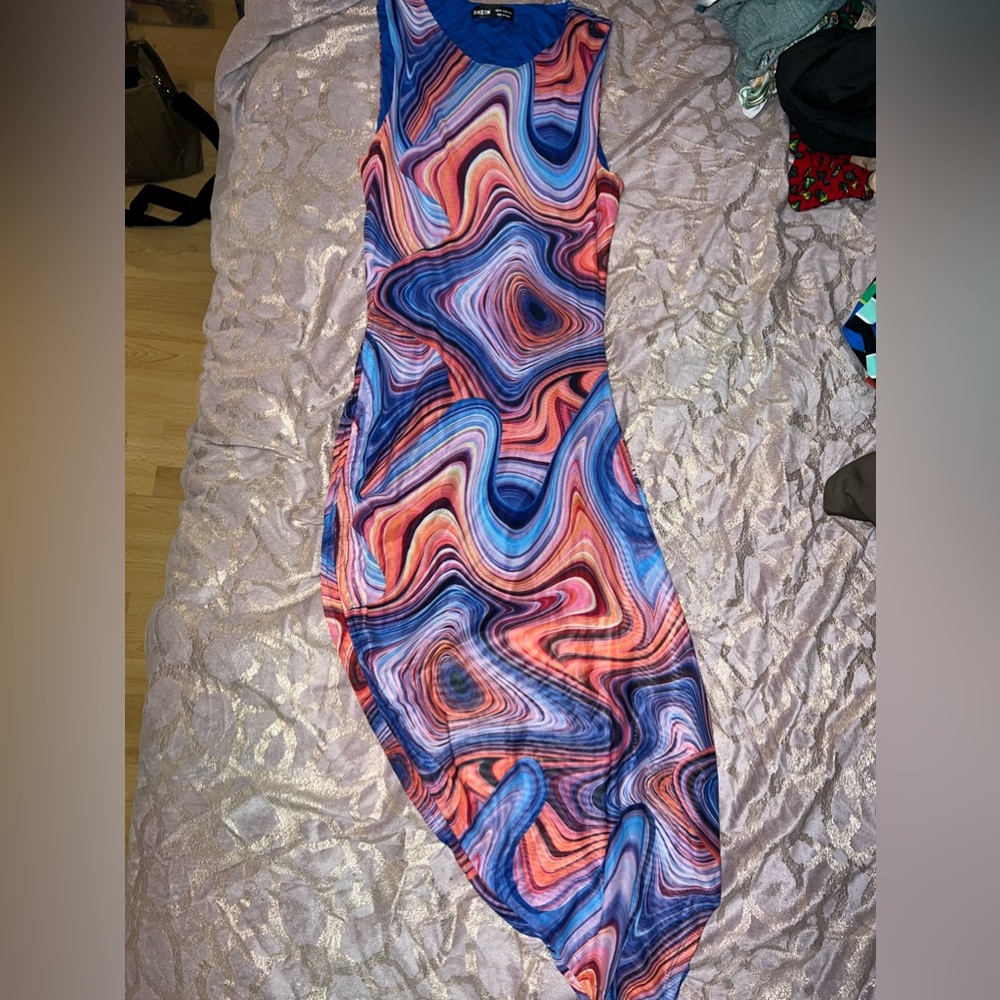 Tie-dyed dress